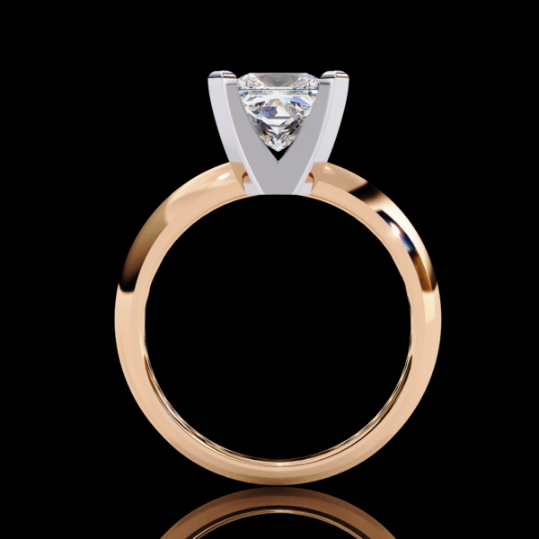 3D Design 5 – Silver Wedding Ring - Image 11