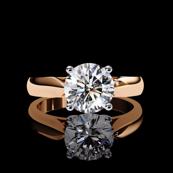 3D Design 7 – Engagement Wedding Ring - Image 5