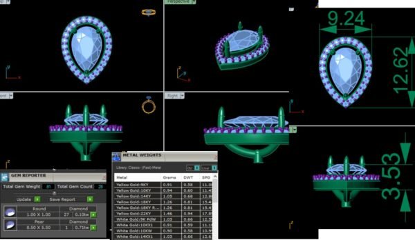 Earrings – 3D Design 4 - Image 2